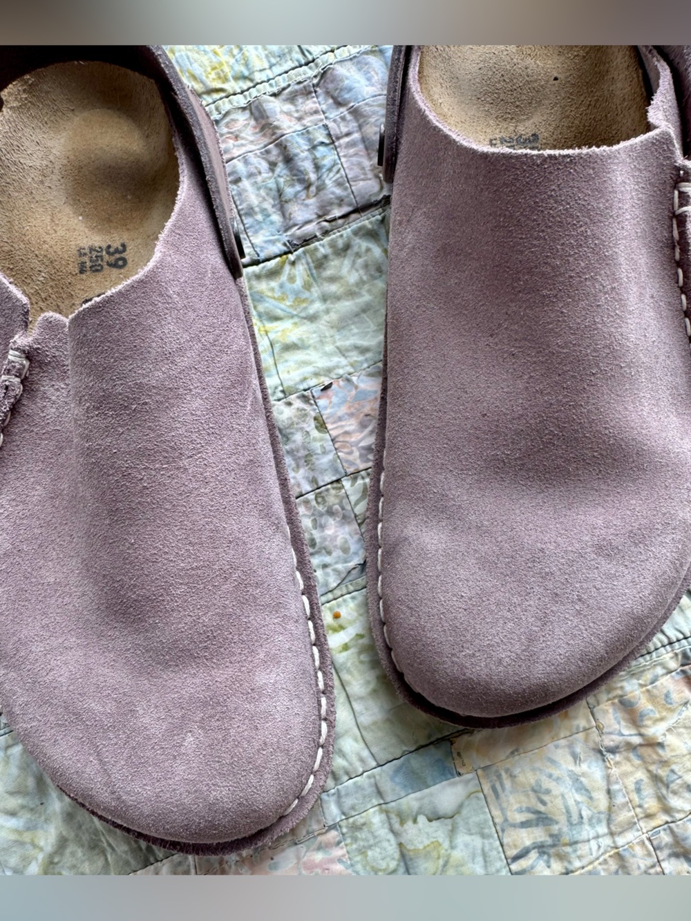Birkenstock Women's Lutry Suede Clogs in Faded Purple - Picture 8 of 8